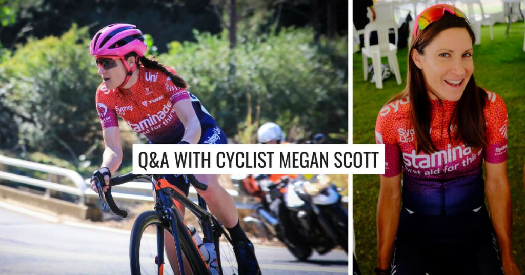 Staminade Australia Q&A with Sydney Uni cyclist Megan Scott