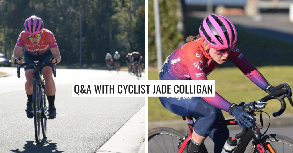 Staminade Australia Q&A with Sydney Uni cyclist Jade Colligan