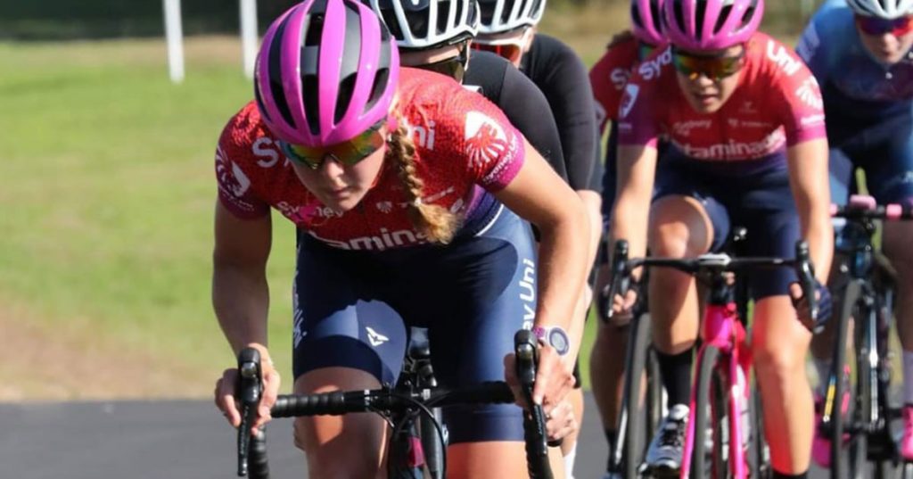 sydney uni staminade cyclist georgia miansarow