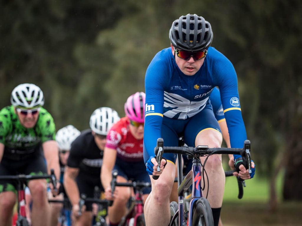 Sydney Uni Velo cyclist Brett McLeod