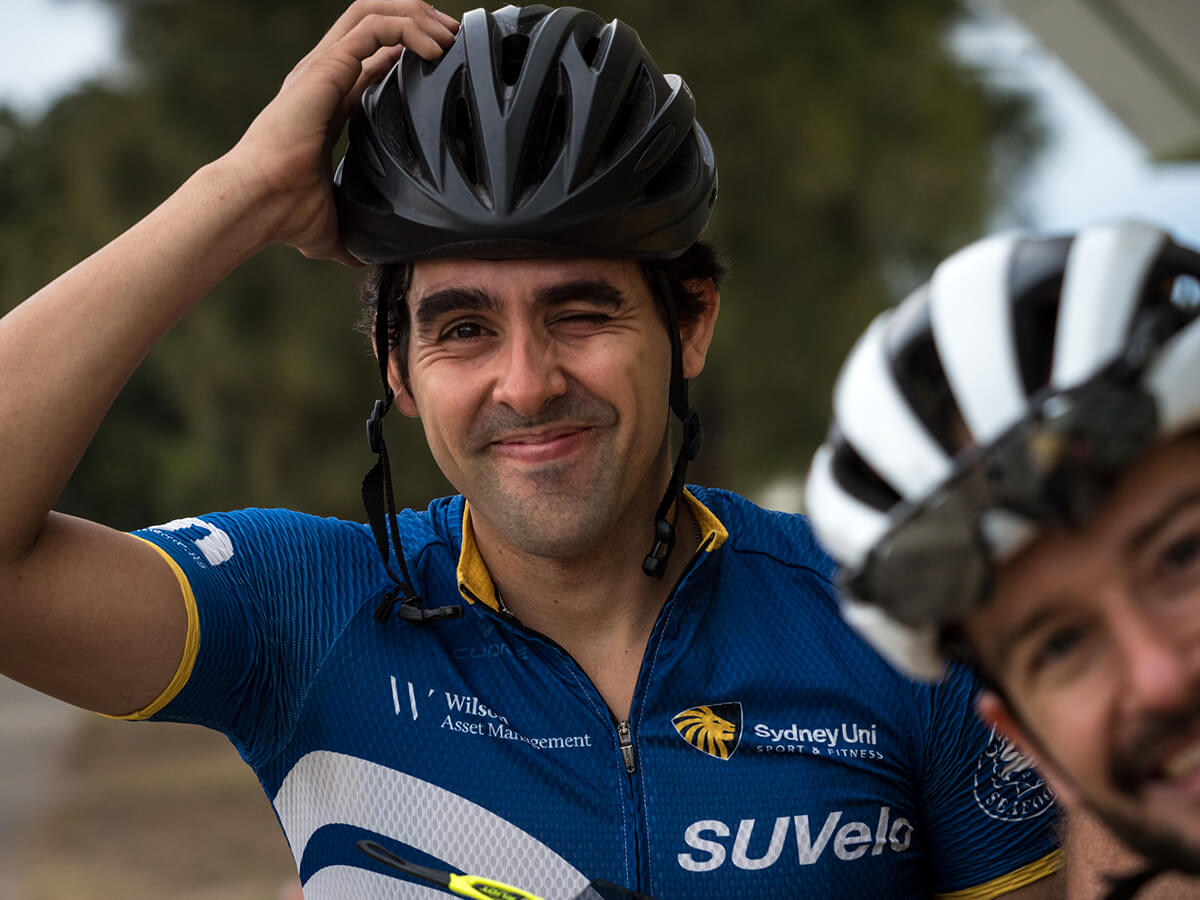 Sydney Uni Velo cyclist Matheus Pintaude