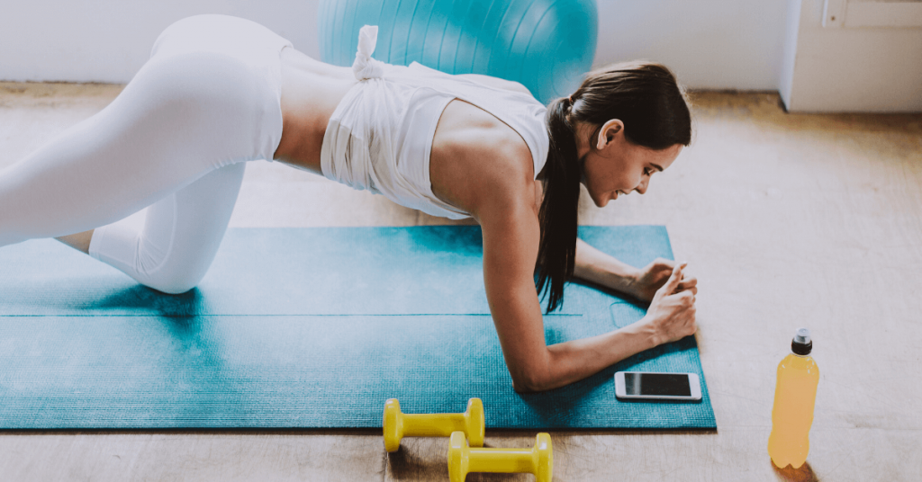 exercise at home with weights