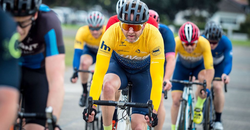 Sydney Uni Velo cyclist Michael Lindsay